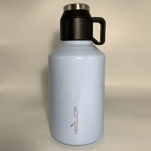 Reduce Growler 64oz Glacier Blue Vacuum Insulated Stainless Steel Water Bottle - Picture 1 of 12
