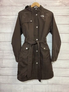 Abrigo con capucha mujer "The North Face" marrón cremallera/a presión TALLA MEDIANA - Imagen 1 de 24