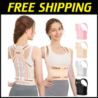 Soporte de espalda ajustable para corrección de postura - Alivio del dolor Foto 1 de 4