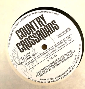 #51-81 BILL MACK COUNTRY CROSSROADS GENE AUTRY TRIBUTE & CHRISTMAS/PAUL HARVEY - Picture 1 of 1