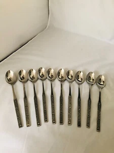 10er Set Eisteelöffel 7-1/2" Oneida Northland Edelstahl - Bild 1 von 6