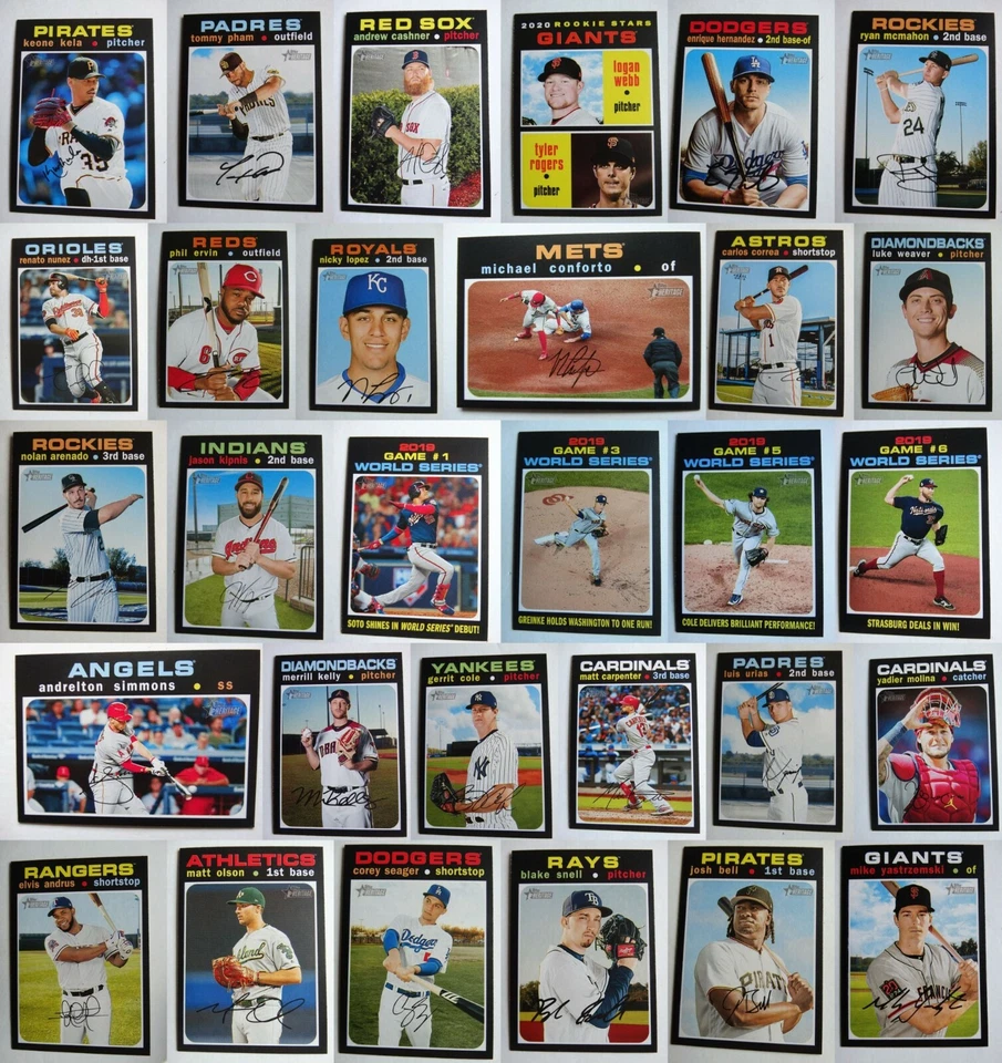 2020 Topps Heritage Baseball Card Complete Your Set You U Pick List 251-500 - Image 1 of 1