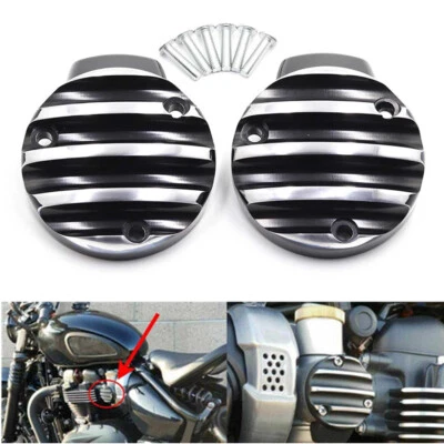  Throttle Body Covers Kit For Triumph Bonneville Speedmaster 2018 & newer - Imagem 1 de 4