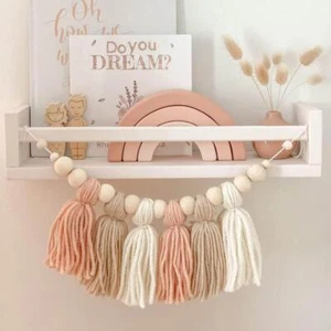 Kids Room Decoration Wooden Beads Tassels - Picture 1 of 4