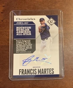 2017 Panini Chronicles Auto Francis Martes #CA-FM Rookie Auto RC - Picture 1 of 2