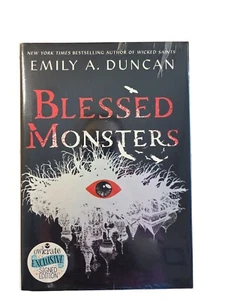 Blessed Monsters By Emily A. Duncan OwlCrate Exclusive Signed First Edition Hard - Picture 1 of 4