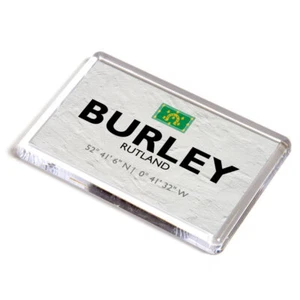 FRIDGE MAGNET - Burley, Rutland - Lat/Long SK8810 - Picture 1 of 1
