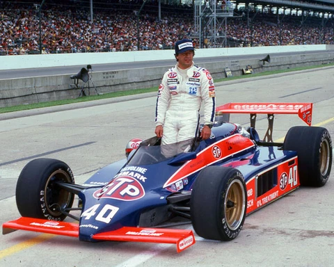 MARIO ANDRETTI 1982 #40 STP INDY CAR INDY 500 CLOSE UP 20X16 GLOSSY POSTER PHOTO Cover