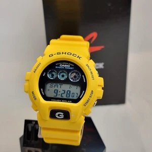 RARE CASIO G-SHOCK G-6900A LIMITED YELLOW TOUGH SOLAR MEN'S WATCH WITH BOX  - Picture 1 of 10
