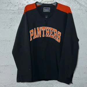 Holloway Panthers pullover windbreaker Mens Size XL V Neck Pockets Embroidered - Picture 1 of 7
