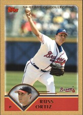 2003 Topps Traded Gold Baseball Card Pick