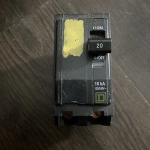 Square D DP-4075 20-Amp 2-Pole Circuit Breaker - Picture 1 of 7