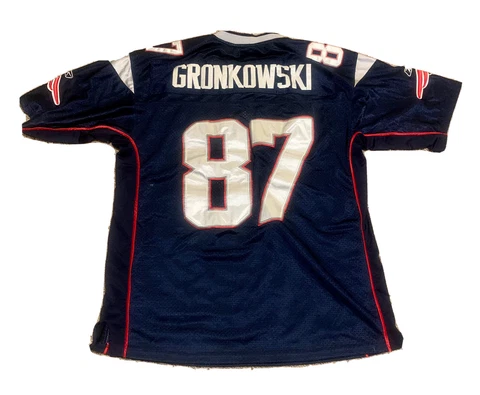 Rob Gronkowski — Reebok Stitched New England Patriots Jersey — Size Men’s 56 Cover