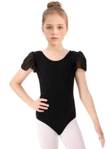 Ballet Leotards for Girls Short Sleeve Girls Dance Leotards Toddler Gymnastic... - Picture 1 of 8