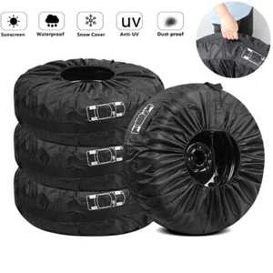 Car Spare Wheel Cover Tyre Bag Waterproof Sunshade Cover Fit Van Caravan Truck - Picture 1 of 12