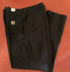 NWT Carhartt Designed Exclusively For Rental Men’s Dungaree Fit Blue Pants 44x32 - Picture 1 of 10