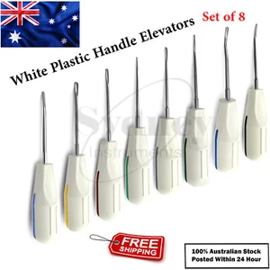 Root Extracting Oral Surgery White Plastic Luxating Elevators Tooth Extraction - Bild 1 von 9