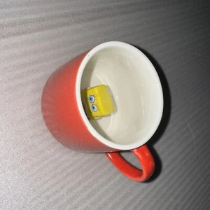 SpongeBob Red Coffee Cup with Spongebob Inside Novelty Cup Cartoons 2022 - Picture 1 of 4