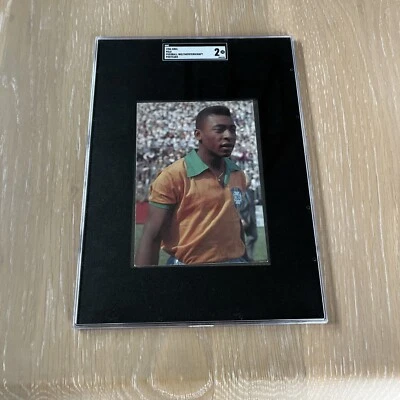 1966 Aral Fútbol Mundial Pelé Postal SGC 2 GD Foto 1 de 4
