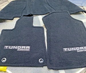 OEM Toyota Tundra TRD Pro 2017-2021 | 3pc Carpet Floor Mats PT206-3418 | Black - Picture 1 of 4