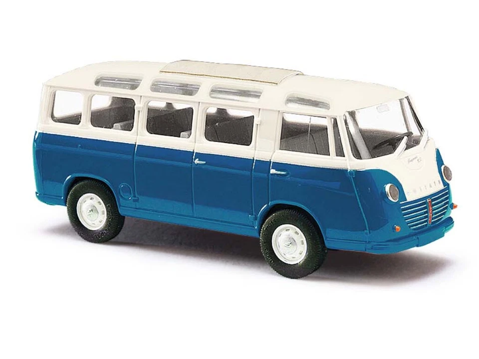 Busch 94151 3K Goliath Express Luxusbus Bus blau creme 1:87 Neu - Bild 1 von 1