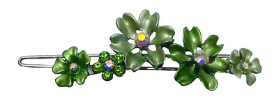 Кристалл цветок заколка с Snap-On заколка для тонких волос YY86400-11 - Изображение 1 из 4