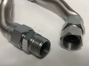 DORMONT Gas Connector, 304 Stainless Steel 5/8 in FNPT,  30-3131-36 (NEW) - Picture 1 of 4