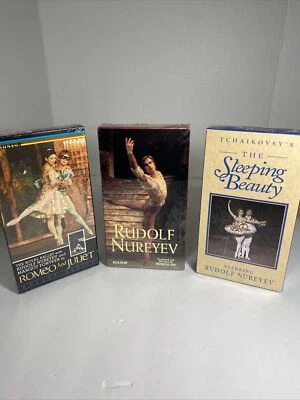 Ballet VHS Lot 3 Kultur Sleeping Beauty Romeo And Juliet And Rudolf Nureyev NE￼ - Image 1 of 4