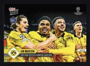 2024 TOPPS NOW UEFA CHAMPIONS LEAGUE  CARD BORUSSIA DORTMUND IAN MAATSEN #116 - Picture 1 of 1