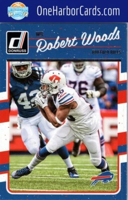 2016 Donruss Buffalo Bills #34 Robert Woods - Image 1 of 2