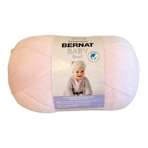 Yarnspirations Bernat Baby Sport Yarn Pink 12.3 oz 1256 YDS Light 3 163121  - Picture 1 of 3