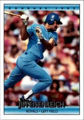 1992 Donruss Jim Eisenreich Kansas City Royals #297 - Image 1 of 2