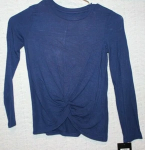 Youth Girl's size XS (4/5) Art Class Medieval Blue Long Sleeve Crew Knit Blouse - Picture 1 of 12
