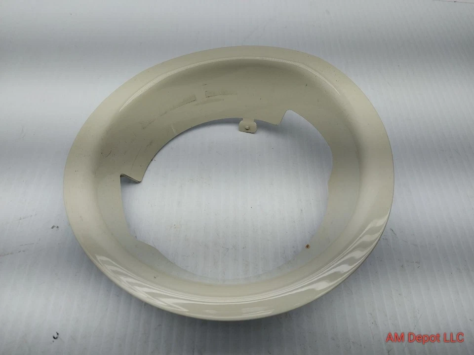 2017 Mini Cooper S F56 Fuel Filler Door Trim Cover Ring Pepper White 16117417843 - Image 1 of 3