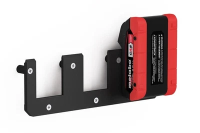 Support mural pour batteries Metabo 18 V - Support mural CAS 3 batteries avec... - Image 1 of 4