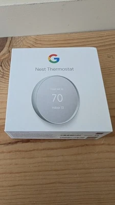 Google Nest Smart Programmable Wi-Fi Thermostat - Fog    - Image 1 of 3