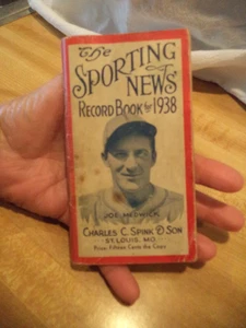 1938 THE SPORTING NEWS RECORD BOOK  - Picture 1 of 21