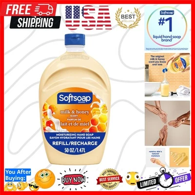 50 Oz Milk & Honey Liquid Hand Soap Refill - Luxuriously Moisturizing Clean - Image 1 of 4