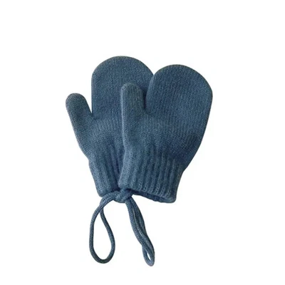 Guantes de invierno de lana para bebé color caramelo halter guantes para niños niñas niños Foto 1 de 4