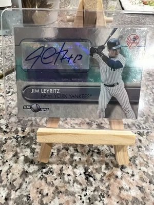 Autógrafo Jim Leyritz 2005 Topps TT-JL Team Topps Foto 1 de 2