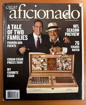 Cigar Aficionado Magazine Whisky Advocate September October 2022 NFL Preview Foto 1 de 4