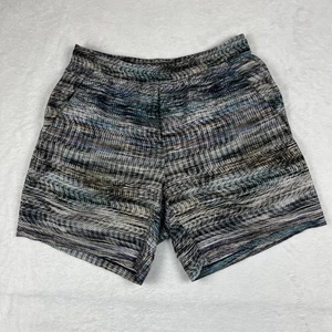 Lululemon Pace Breaker Linerless Shorts 7” Mens Size Large Hyper Flow Blue Multi - Picture 1 of 13