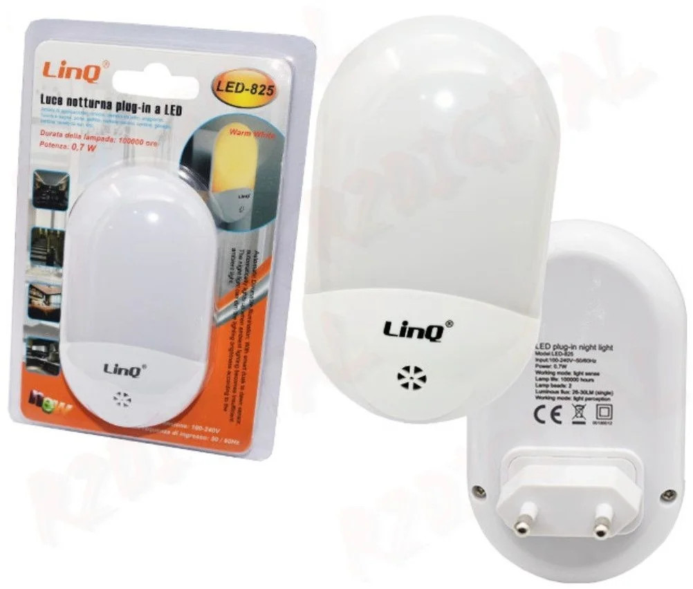 Luci Notturne LED Con Sensore - 6 Pack, 0.5W, Mini Design Per Presa, Ideali Per Bambini - Foto 2