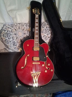 WASHBURN HOLLOWBODY ELECTRIC GUITAR W Case - Image 1 of 4