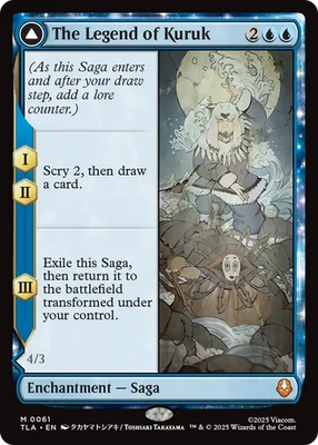 The Legend of Kuruk / Avatar Kuruk Avatar: The Last Airbender NM CARD ABUGames - Image 1 of 2