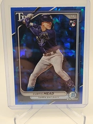 2024 Bowman Chrome Sapphire Edition - Curtis Mead #49 (RC) - Image 1 of 2