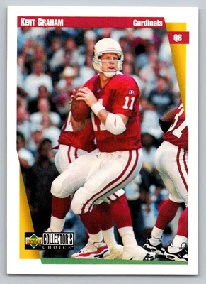 1997 Collector's Choice #130 Kent Graham Arizona Cardinals - Image 1 of 2