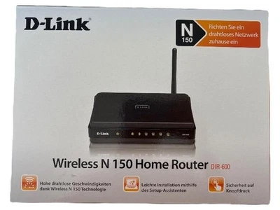 D-Link Router Wireless N 150 WLAN Nero Rete Domestica - Immagine 1 di 4
