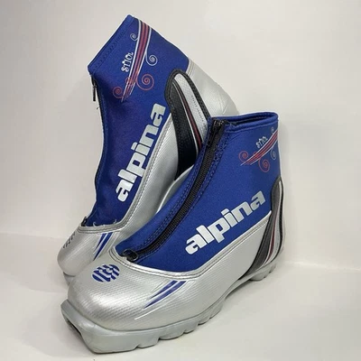 Botas de esquí de fondo Alpina ST10L azules nórdicas talla EU39 US7 NNN fijaciones 2898 Foto 1 de 4