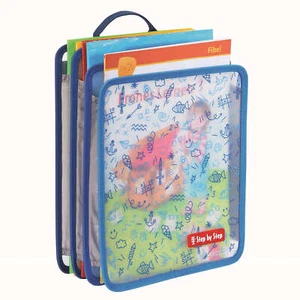 Faltbare Heftbox Blau - Büchertasche - Bild 1 von 3